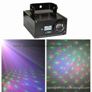 100mW RG Mini Fireworks Disco RGB LED Laser Lighting, Sound Active, Automatic Play Modes